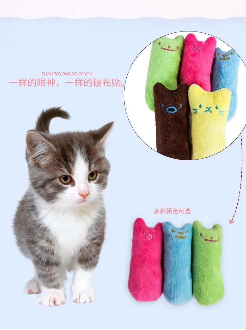 Jouet à mâcher à l'herbe à chat — Jouet en peluche pour les dents des chats et chatons