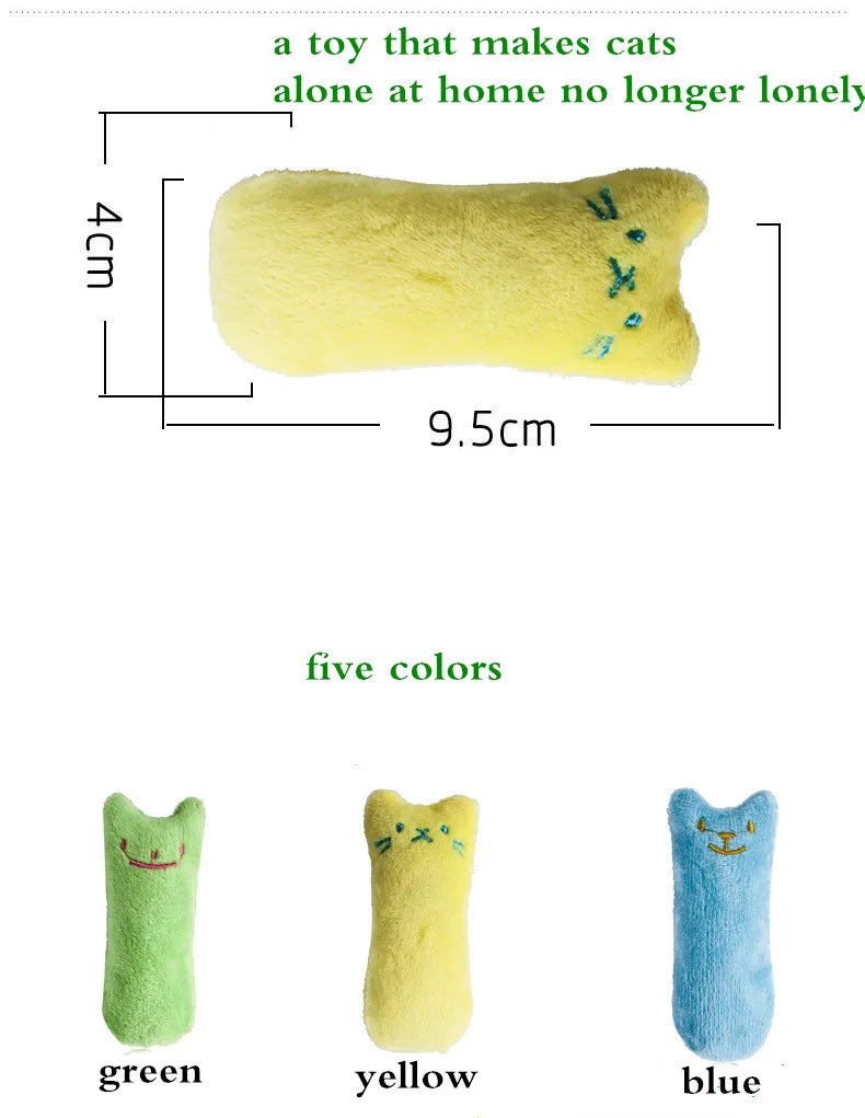 Jouet à mâcher à l'herbe à chat — Jouet en peluche pour les dents des chats et chatons