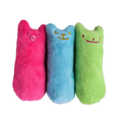 Jouet à mâcher à l'herbe à chat — Jouet en peluche pour les dents des chats et chatons