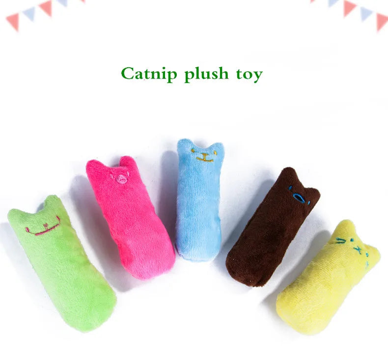 Jouet à mâcher à l'herbe à chat — Jouet en peluche pour les dents des chats et chatons