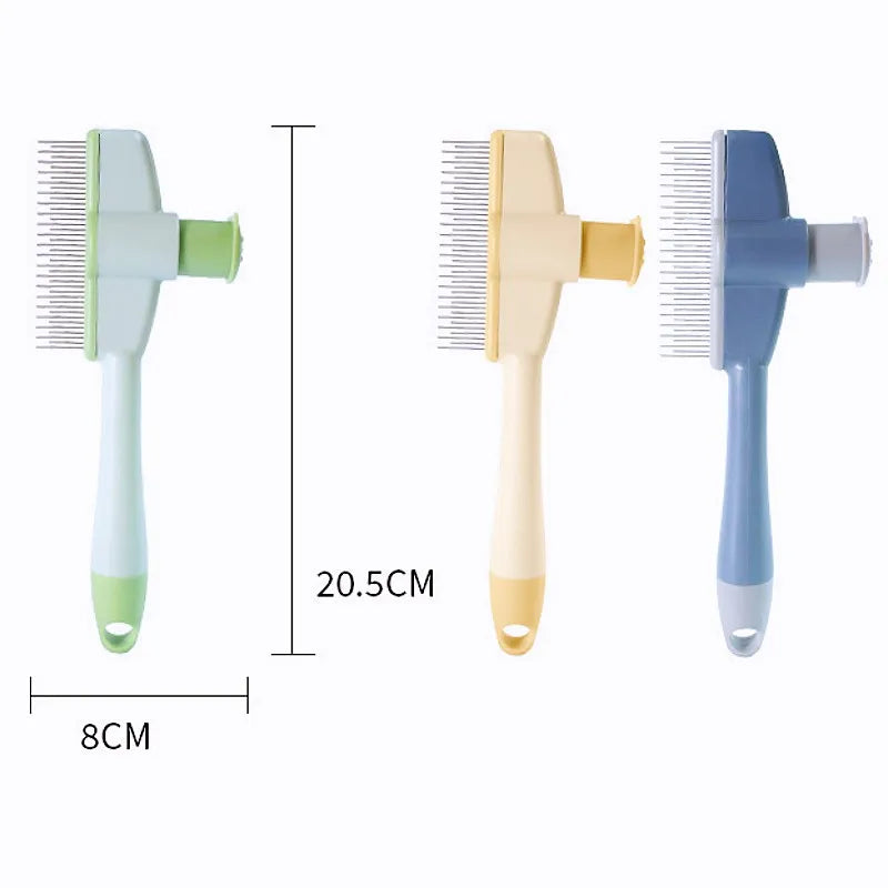Peigne autonettoyant pour animaux de compagnie — Éliminateur de poils et brosse démêlante pour chiens et chats