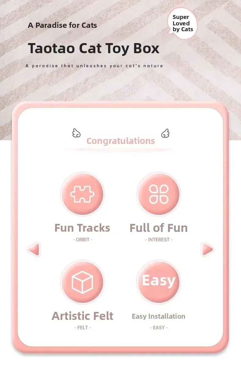 Distributeur de croquettes ludique pour chat — Labyrinthe interactif pour stimuler l'esprit