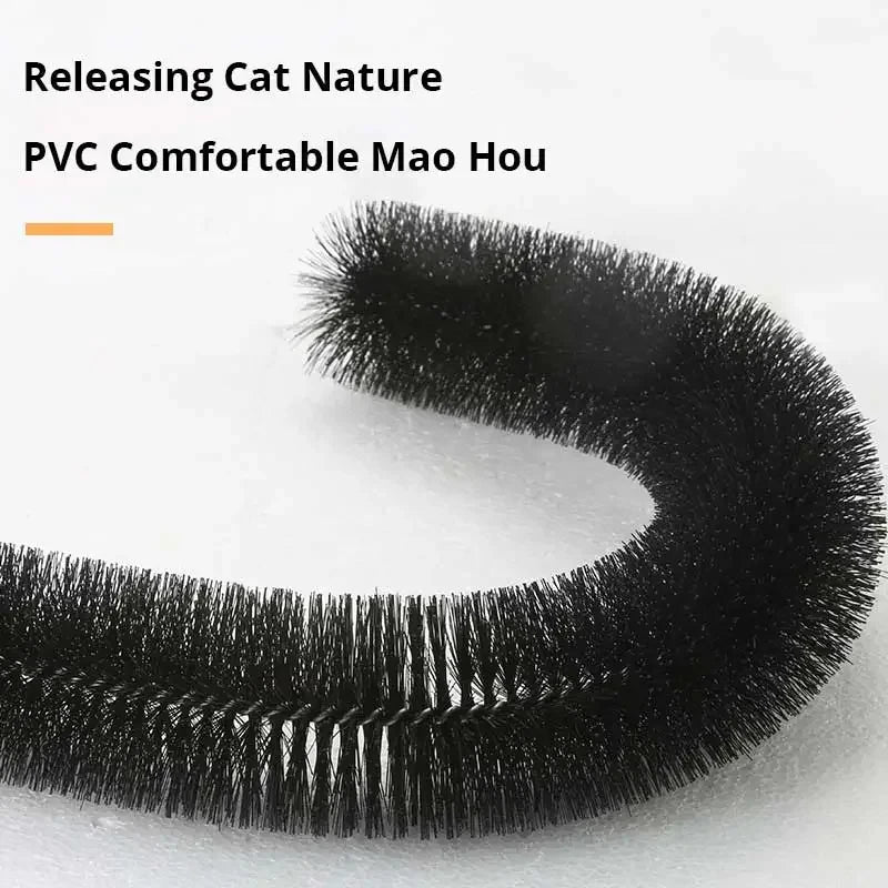 Jouet d'auto-toilettage pour chat — Brosse de massage avec tapis à gratter
