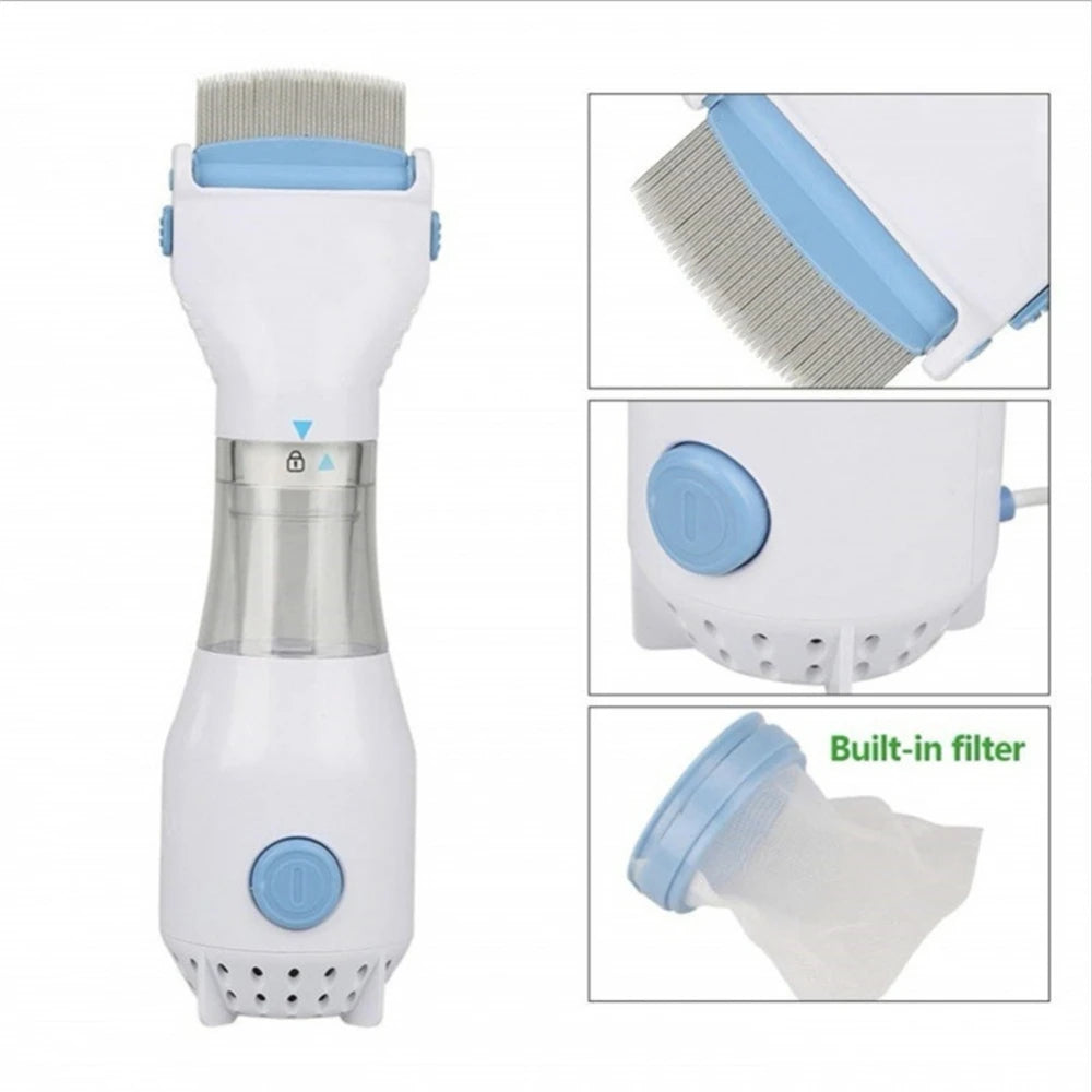 Pince anti-poux électrique, multifonctionnelle, tueur de puces physique, brosse pour chien, petit peigne électrique pour accessoires pour chiens et chats.