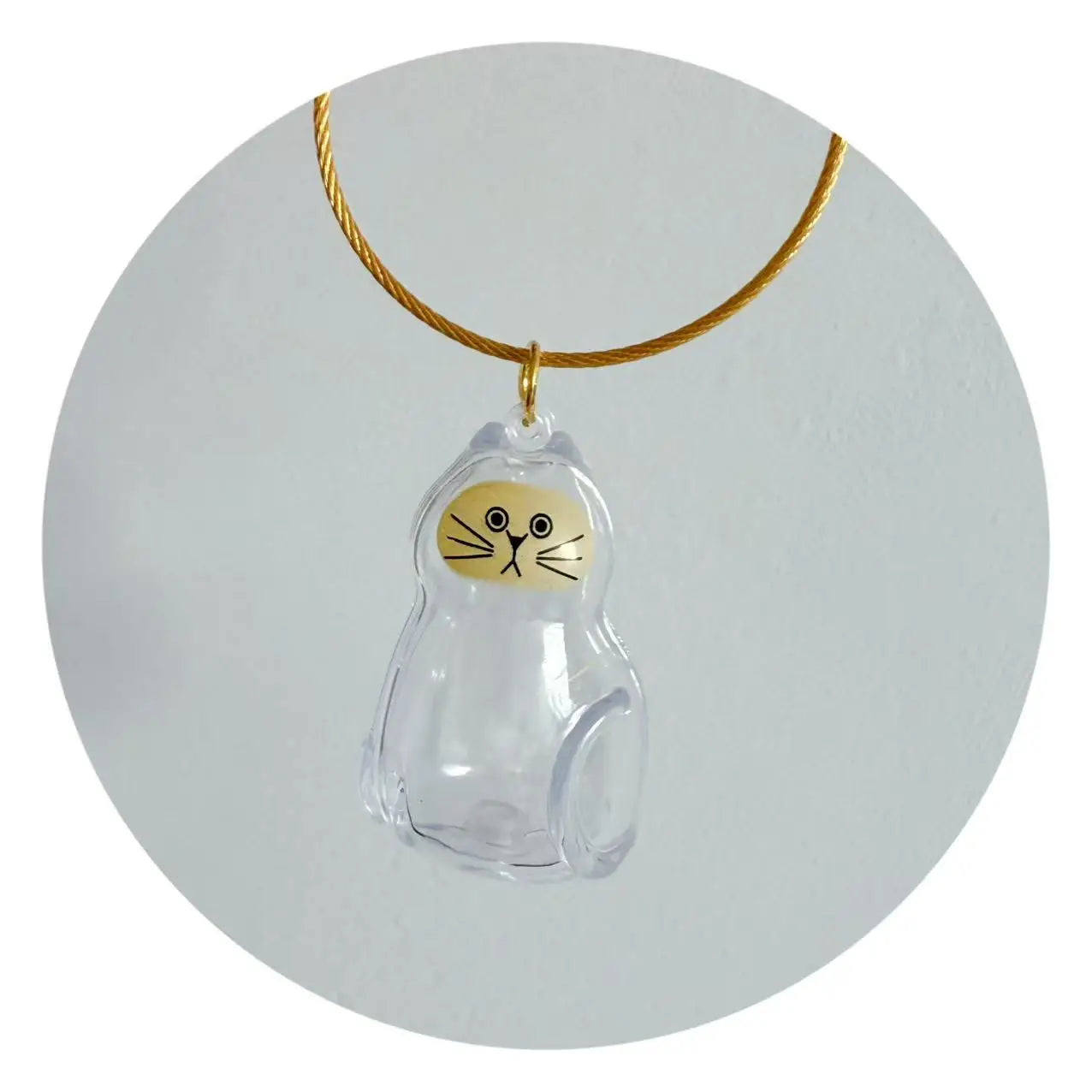 Capsule de Rangement en Résine pour Poils d'Animaux (Commémorative) Créative, Pendentif Unique en Poils de Chat/Chien, Porte-clés Nouveauté, Souvenir Tendance, Décoration de Voiture, Cadeau