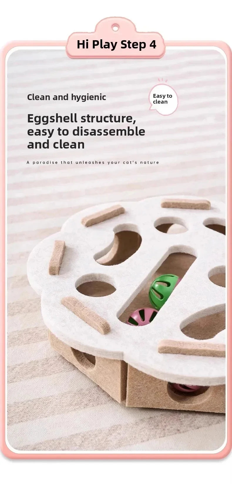 Distributeur de croquettes ludique pour chat — Labyrinthe interactif pour stimuler l'esprit