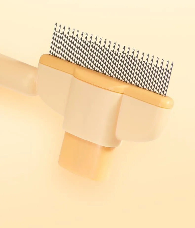 Peigne autonettoyant pour animaux de compagnie — Éliminateur de poils et brosse démêlante pour chiens et chats
