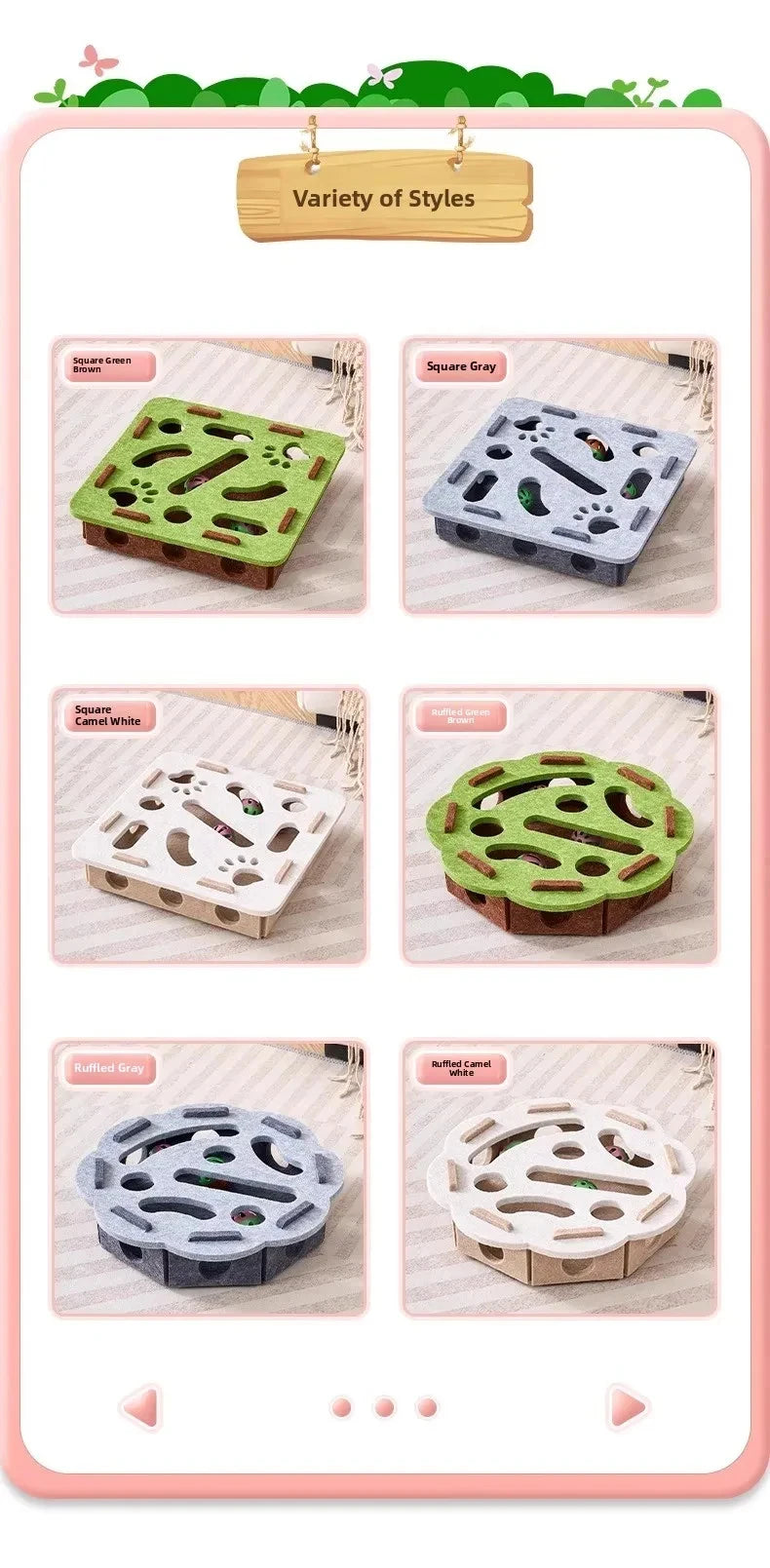 Distributeur de croquettes ludique pour chat — Labyrinthe interactif pour stimuler l'esprit