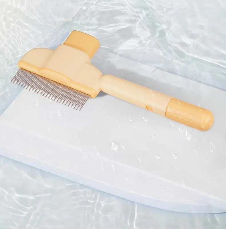 Peigne autonettoyant pour animaux de compagnie — Éliminateur de poils et brosse démêlante pour chiens et chats